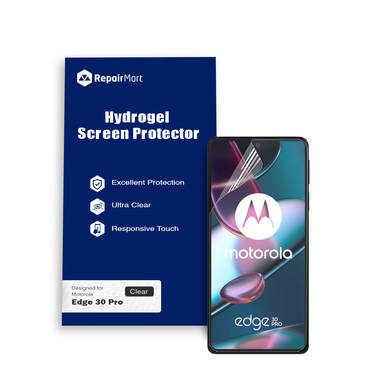 Motorola Edge 30 Pro Compatible Premium Hydrogel Screen Protector With Full Coverage Ultra HD